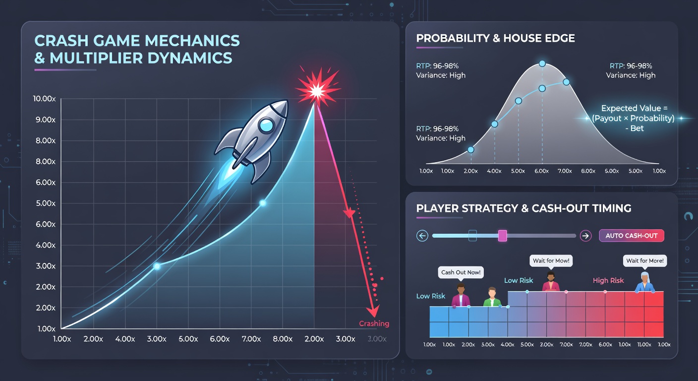 Close-up screenshot of a crash game interface showing a rising multiplier curve just before a crash point