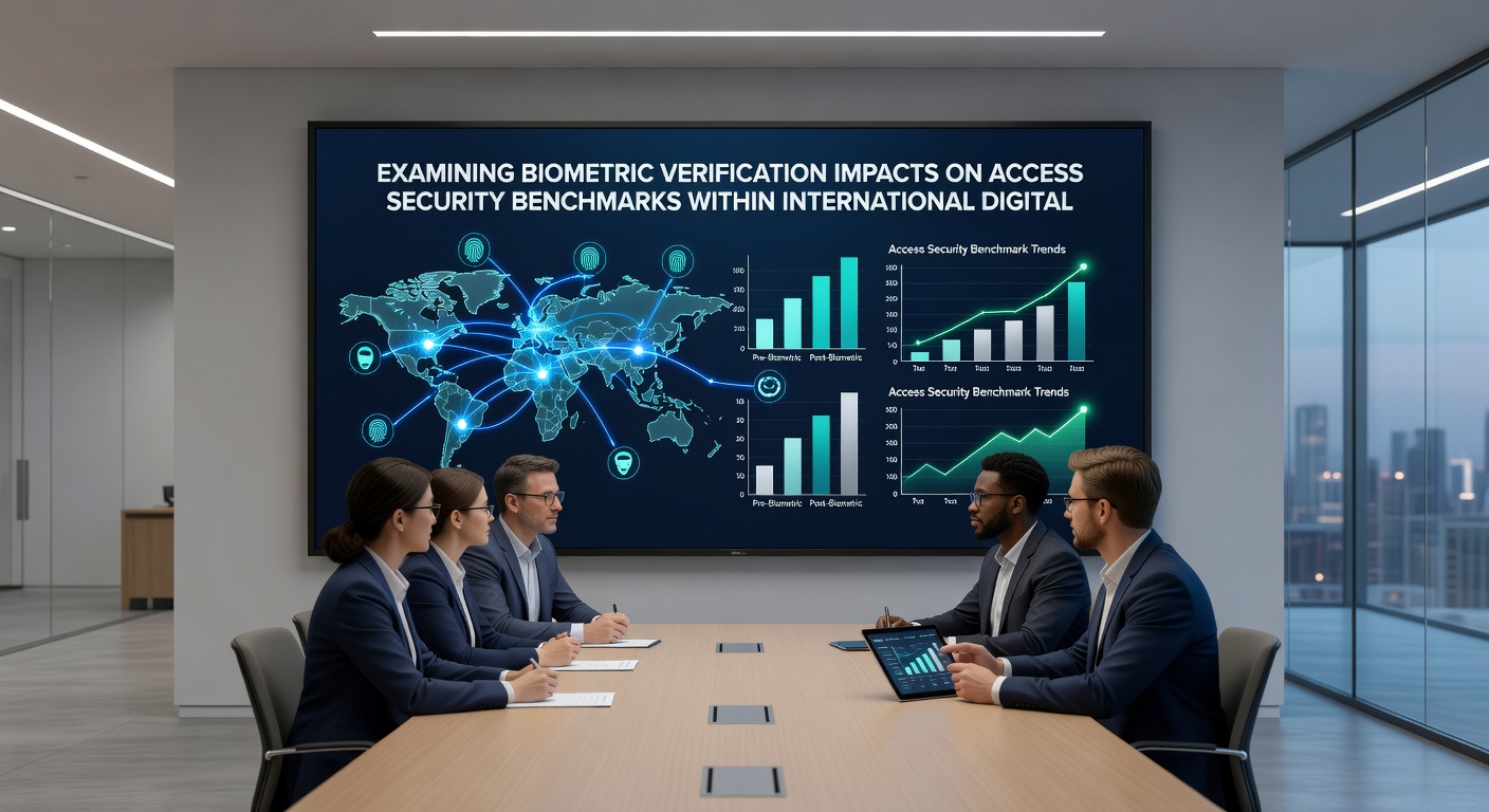 Security dashboard displaying access metrics and biometric verification success rates on an international betting portal