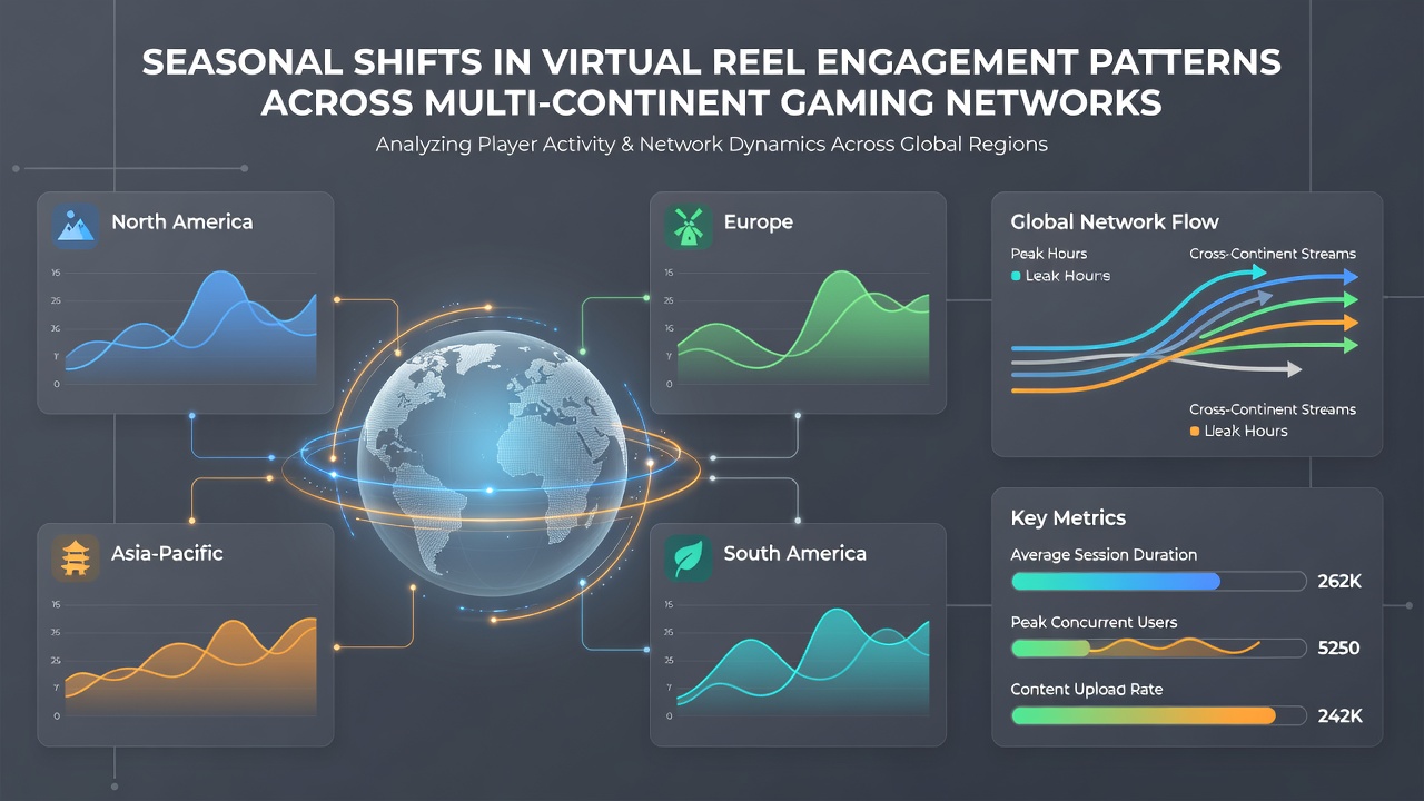 Network dashboard displaying reel engagement heat maps and seasonal trend overlays for July 2026